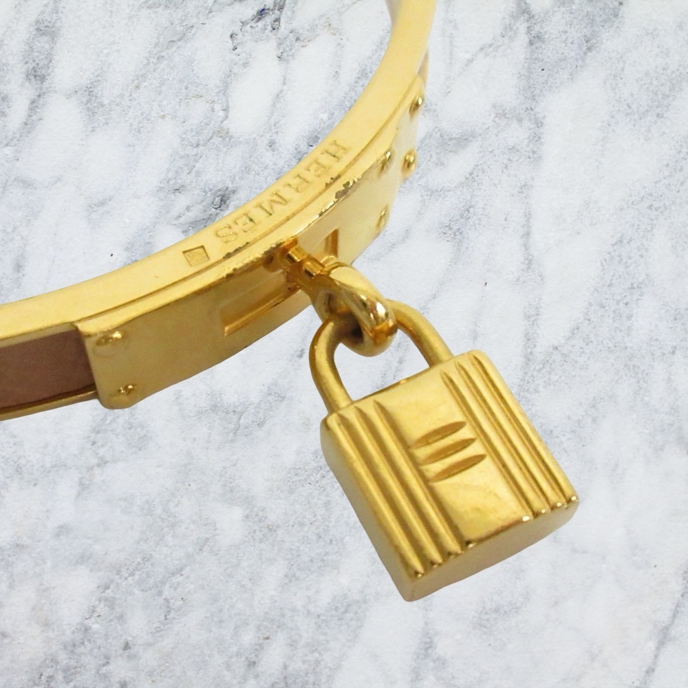 HERMES Pre-Owned Kelly Cadena Bangle with H charm - Picture 8 of 9